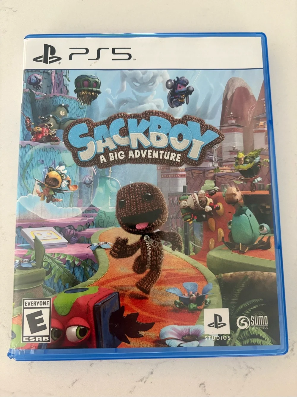 Sony PS5 Sackboy: A Big Adventure — Brown & Blue Cover